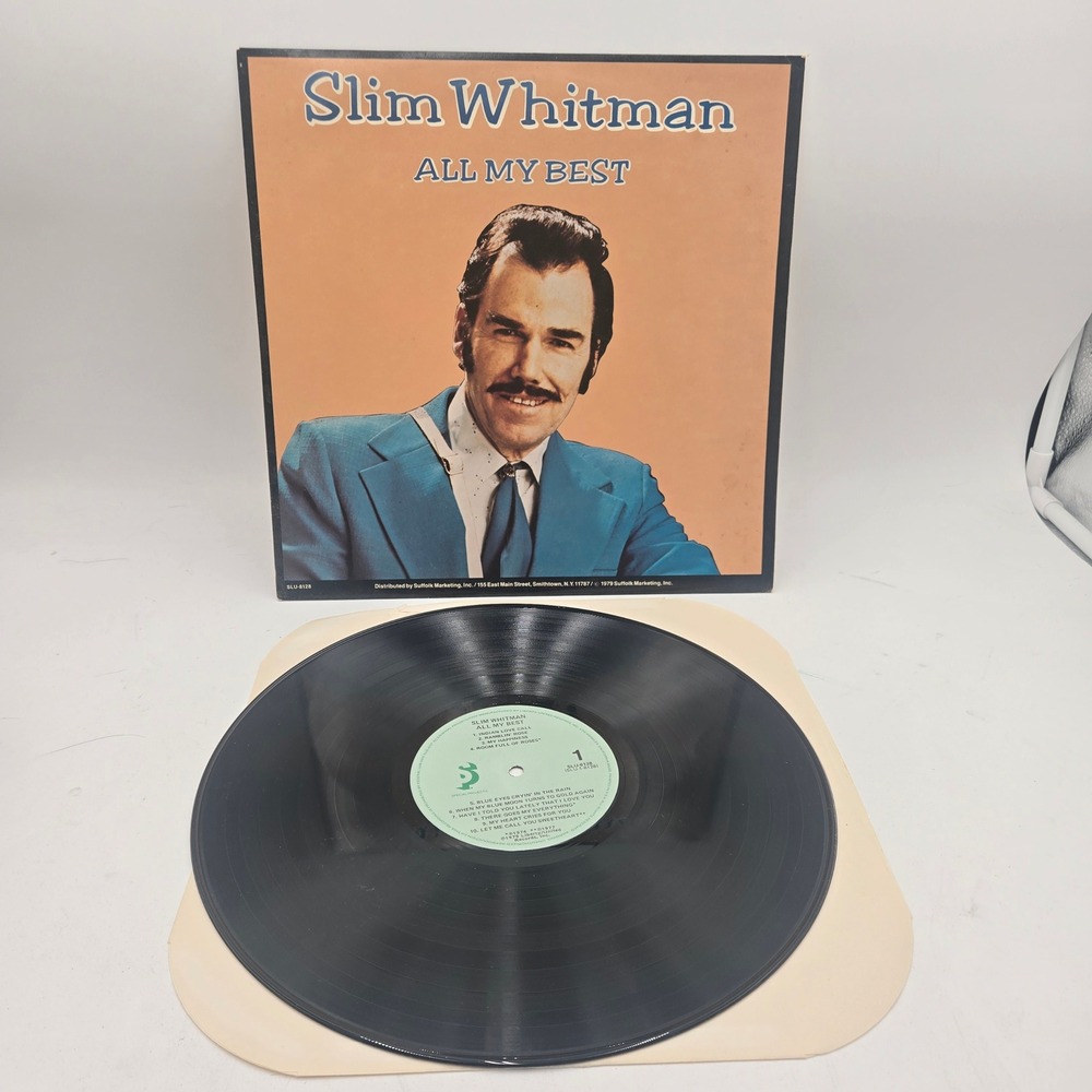 Slim Whitman All My Best Vinyl LP Record 1979 Suffolk Marketing SLU-8128 Country